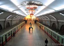 North Korea: Puhung Station on the Pyongyang Metro