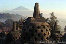 Indonesia: Stupa at Borobudur in Java
