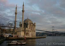 Turkey: Istanbul Ortakoy Mosque Bosphorus Bridge